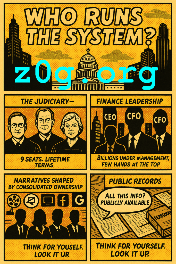 Here is Irrefutable Proof - WHO CONTROLS WHAT - All info from public sources - Z0g org zionica