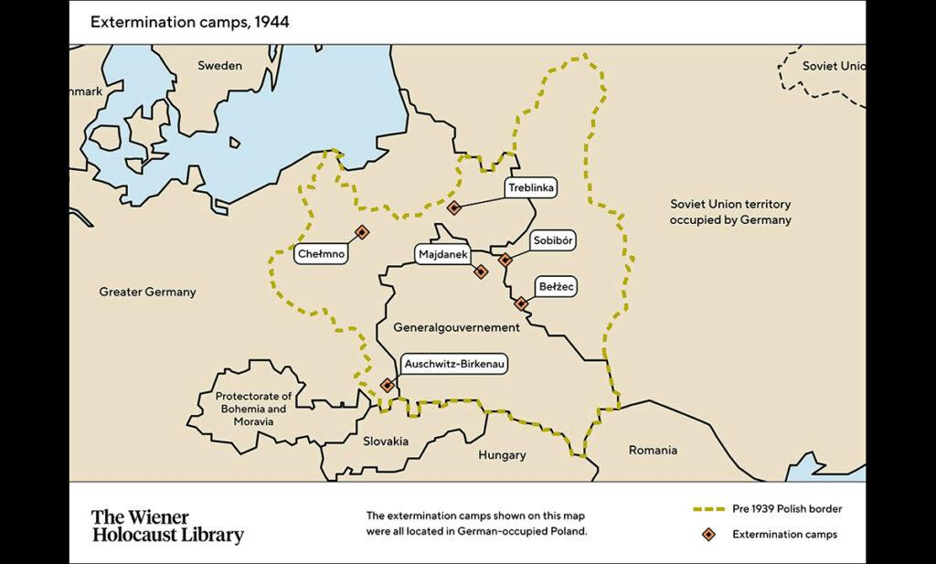 List of Holocaust Concentration and Extermination Camps - 9 extermination camps 1944 2resized aspect ratio 1200 723